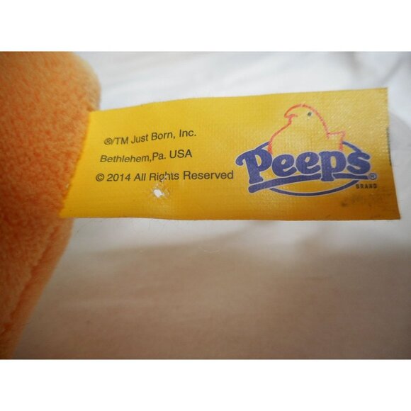 Peeps Orange Chick Stuffed Animal Plush 6 x 4.5" 2014 - Picture 4 of 4